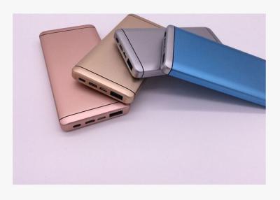 China QC2.0 Quick Charge Portable Aluminum Lipo  Power Bank 10000mAh For Smartphone for sale