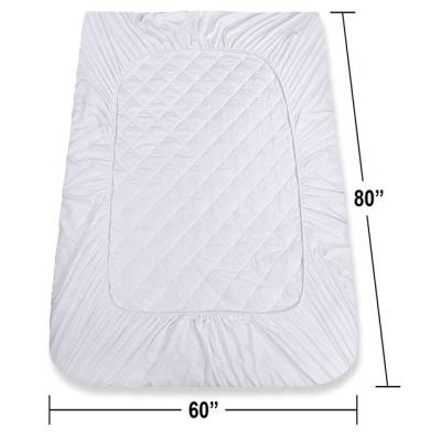 China Wholesale Customized Foldable Mattress Cover Color Quilted Fitted Mattress Protector for sale