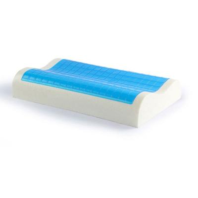 China Anti-Static Memory Foam Bed Cervical Orthopedic Neck Rest Cool Memory Foam Gel Cooling Pillow for sale