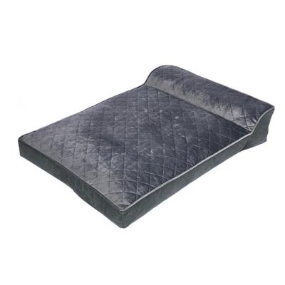 China Removable Pet Mattress Plush Foam Cover Pet Cushion Orthopedic Dog Beds With Comfortable Mat For Dog for sale