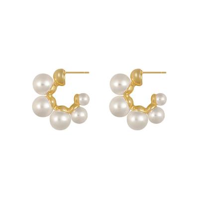 China Stud earrings 2022 new small perfume earrings set high-end pearl earrings women for sale