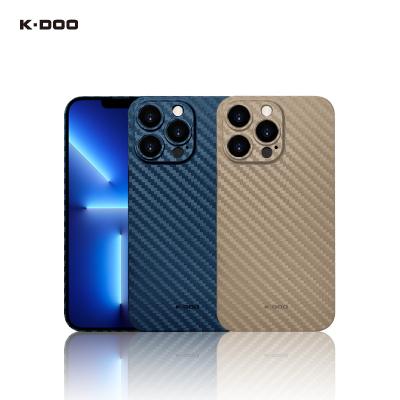 China Super Slim Anti Slip K-Doo Air Carbon PP Case 0.4mm Thickness Ultra Thin Carbon Fiber Hot Shoe Back Cover For iPhone13/13mini/13pro/13promax for sale