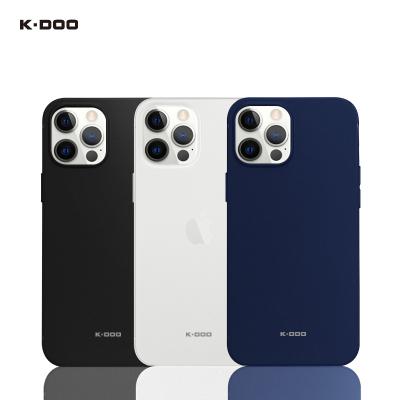 China K-Doo Q series mobile phone tpu back cover flexible gel shockproof soft protector phone case for iphone12/12mini/12pro/12promax for sale