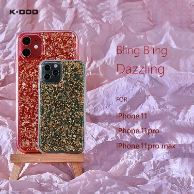 China K-Doo Shockproof Bling Instant Shockproof Phone Back Cover Foils Glossy Protective Cases For iphone11/11pro/11promax for sale