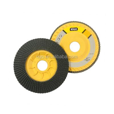 China Zirconium/Alunimium/115/125/150/180 nonwoven quick on zirconia fin abrasive disc with nylon plastic backing for sale