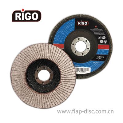 China Zirconium / Alunimium / Nonwoven Customized MPA Abrasive Stearate Coated Fin Disc For Aluminum for sale