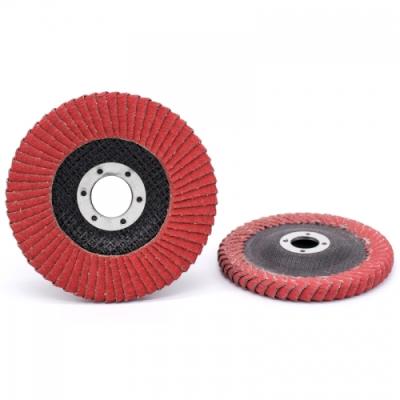 China Zirconium/Alunimium/Stainless Steel Disc Fin Zirconium Corundum Fin Polishing Disc Nonwoven Ceramic Fin Disc for sale