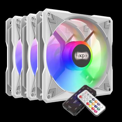 China Computer Case/CPU Cooling OEM White King Kong F-KK12 120mm 3 in Fans PC Fans PC Lil Heatstick Computer Cpu Fan 6pin RF Control 12cm Halo case of 1 ARGB kit for sale