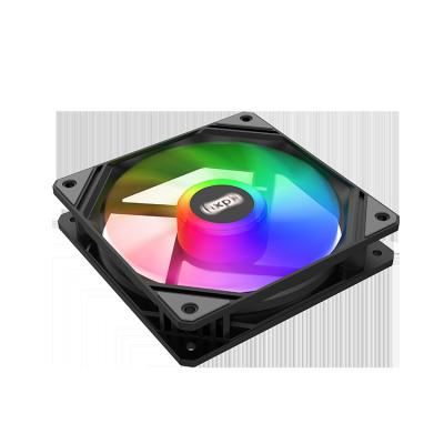 China Month Splendor F-MS12 6pin Connection Port Design Fan Rainbows LED Computer Case/CPU Cooling Lighting Computer Case Fan for sale