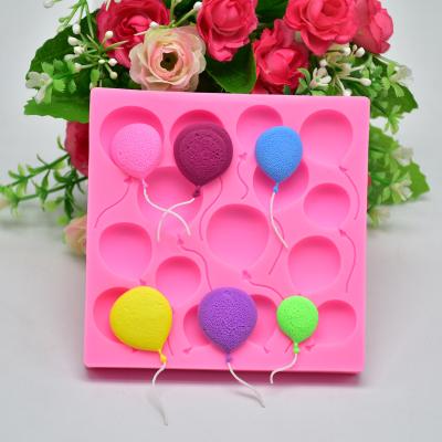 China DIY Balloon Silicone Resin Casting Mold Chocolate Sugar Cake Decorating Viable Silicone Baking Mold for sale