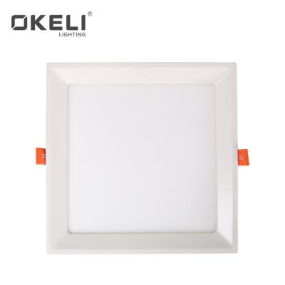 China OKELI Modern Ultrathin Indoor Recessed Mounted For Home Lighting 8w 15w 22w LED Panel Light for sale