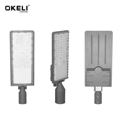 China OKELI High Quality Waterproof Driver Lamp Bead SMD3030 IP65 Parking Area Garden Isolation Street Light With Pole Arm for sale