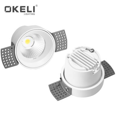 China PF OKELI High Wholesale Price Hotel Store Die Casting Aluminum COB 10W 15W Recessed LED Spotlight for sale