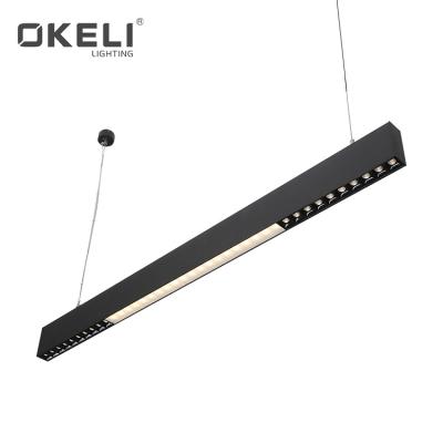 China OKELI desktop energy saving and eye protection indoor aluminum alloy 10w 18w 30w led linear light for sale