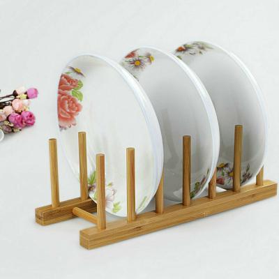 China Manufacturers Multi Functional Kitchen Wooden Dish Bowl Display Drying Rack Multi Purpose Bowl Rack Dish for sale