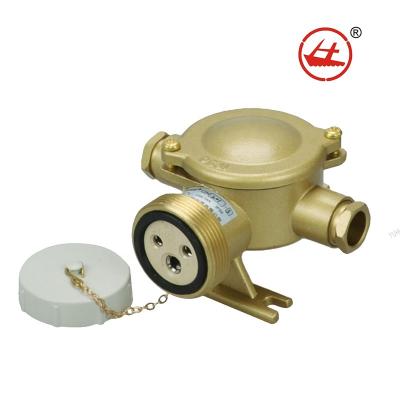 China 10A 16A Marine Electrical Waterproof Brass Power CZH201 Industrial Marine Plug and Socket for sale