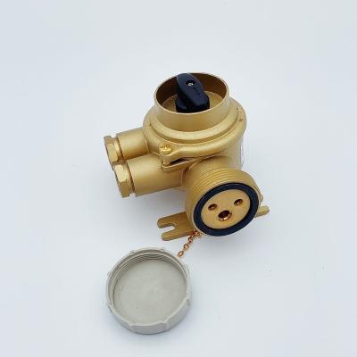 China Marine Hardware Fittings 250V 10A Marine Brass Plug With Switch 792887 1141/2 CZKH202-3 for sale