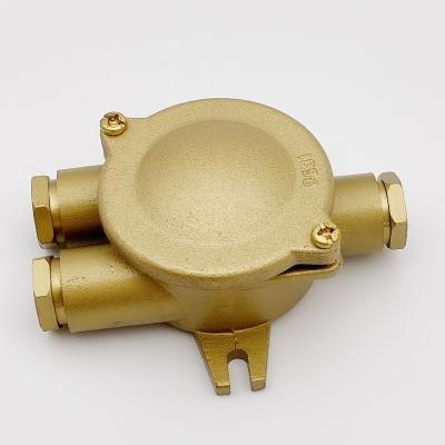 China IP56 10A/16A Marine Brass Junction Box 1156 JXH302 140*110 for sale