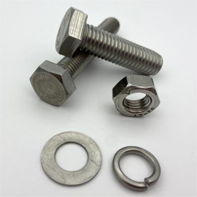 China Pan Screw 304 Stainless Steel Bolts And Nuts M2, M4, M6, M8, M10, M12, M14, M16, M20 for sale