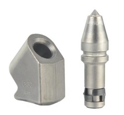 China C31HD Rock Bucket & Sand Bucket & Rock Auger Tungsten Carbide Bullet Drill Teeth for sale