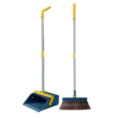 China JOYBOS Palm ekel home broom stick retractable magnetic field haed thick soft slik brush head can be rotated 180 degree for sale