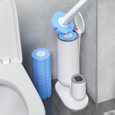 China JOYBOS Modern Disposable Toilet Brush Household No Dead End Cleaning Reading Brush Toilet Artifact Cleaning Undirty Hands for sale