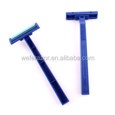 China Twin blade no electric disposable razor and yes disposable for sale