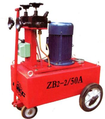 China Operating all kinds of stress electric jack oil pump to stress jack for sale