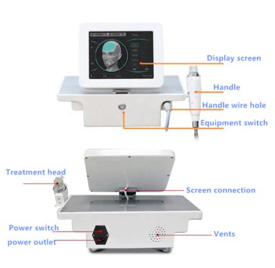 China face lift rf microneedle machine/partial face and radio frequency skin tightening beauty equipment for sale