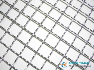 China Stainless Steel Crimped Wire Mesh With Hole Size (double weave) for sale