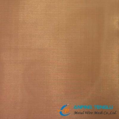 China Max 400mesh/Inch Phosphor Bronze Wire Mesh With Alkali Resistance for sale