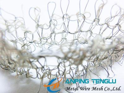 China Combination Knitted Wire Mesh, Metal and Non-Metal Wire Combinations for sale