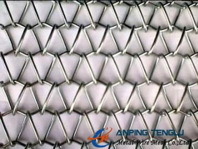 China Round Spiral Wire + Crimped Rod Wire Structure, Spiral Weave Mesh With SS & Al en venta