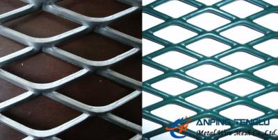 China Low Carbon Steel Expanded Metal Mesh, With Galvanized & PVC Coated for sale