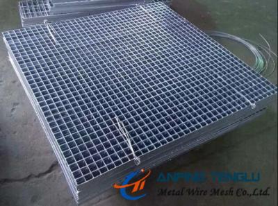 China Press-locked Steel Grating, Smooth and Serrated Surface, Integral Structure for sale