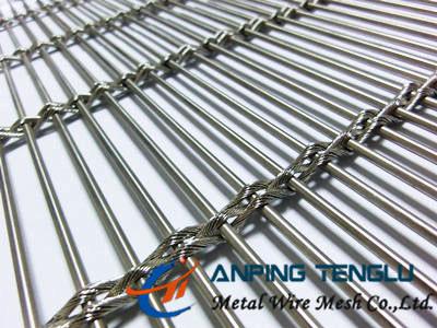 China Aluminum Cable Rod Mesh, Light Weight & Aesthetic Design for Decorative en venta