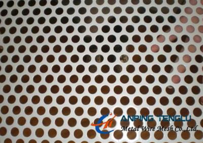 China Non-Corrosive Perforated Aluminum Security Screens, Round Hole Perforated for sale