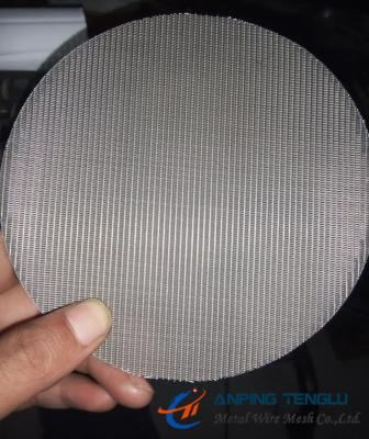 China Micronic Filter Discs, Stainless Steel 304/ 316, Dutch Weave Wire Mesh for sale