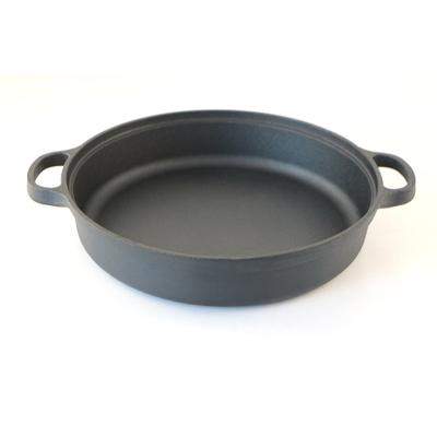 China General Use for Gas Serveware and Induction Cooker SJP104 Wholesale Roasting Pans Cook Pan Cast Iron Round Cookware Oven Nonstick Pan for sale