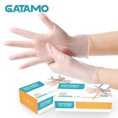 China S12 China Comfortable Vinyl Gloves Powder Non Examination Glove Hand Food Service Clear Vinyl Gloves for sale