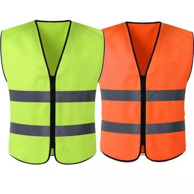 China Light Reflect Custom High Quality High Visibility Red Black Reflective Jacket SJV002 High Quality Reflective Vests for sale