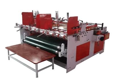 China Semi Automatic Pressure Folder Gluer Machine Electric Driven Type CE Approval for sale