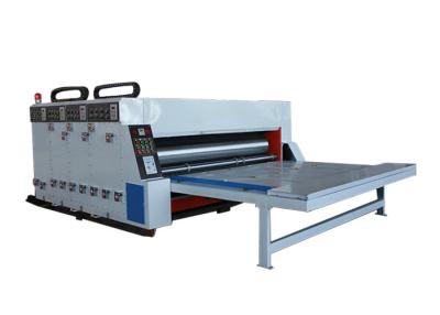 China Three Color Water Ink Printing Slotting Die Cutting Machine For Carrugated Carton for sale