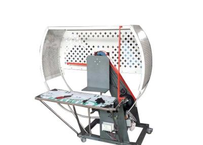 China Corrugated Paper Box PE Tying Wrapping Machine Electric Driven Semi Auto Grade for sale