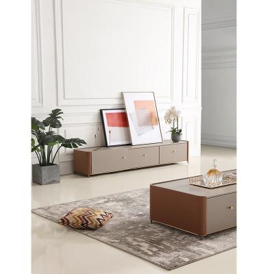 China (Height)New Design Living Room Adjustable MDF With Metal Legs Modern Round Coffee Table for sale