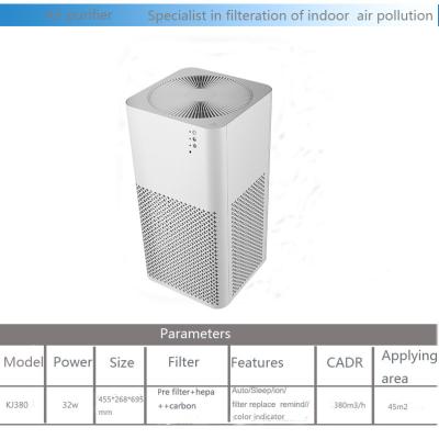 Cina Purificatore di valutazione dell'aria dell'ABS 380m3/H 50m2 Cadr di CE/ROHS in vendita