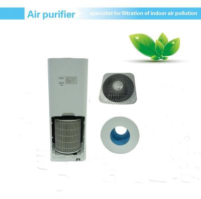 China 3 Filters 6 Stage 65m2 500m3/H Cadr Rating Air Purifier à venda