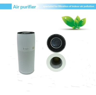 China ABS DC 32w 12H 320m3/H Home Ionizer Air Purifier en venta