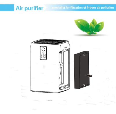 中国 White PM2.5 680m3/H 60w Cadr Rating Air Purifier 販売のため