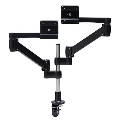 China Factory Provide Dual LCD Dual Monitor Arm Desk Mount With Gas Shock en venta